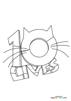 Cat Face with Whiskers