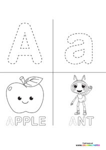 ABC alphabet letters