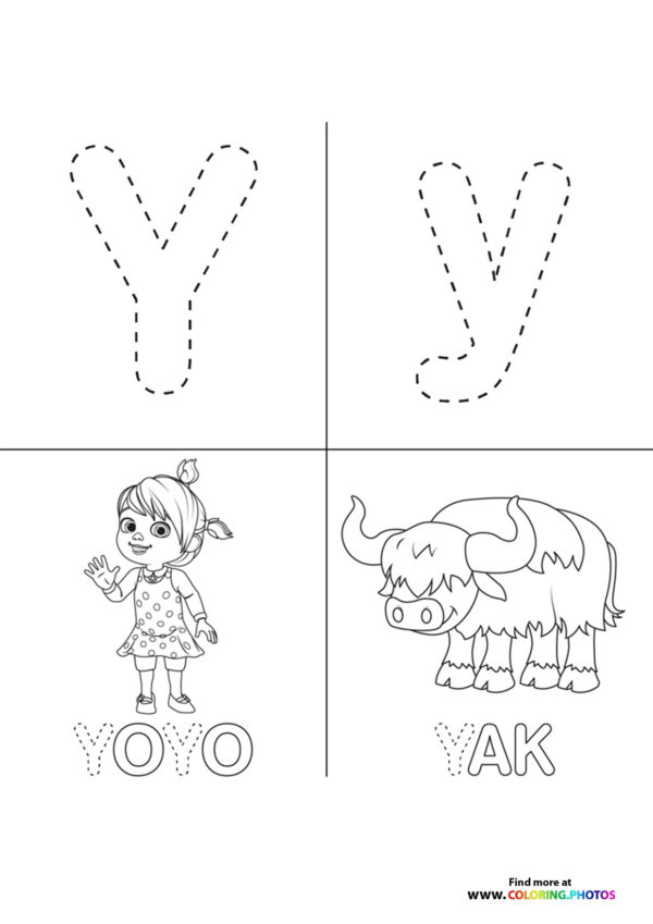 Cocomelon ABC coloring pages page 24