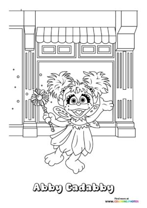 Abby Badabby from Sesame street
