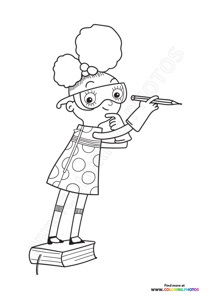 Ada Twist Scientist coloring page
