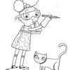 Ada Twist coloring page