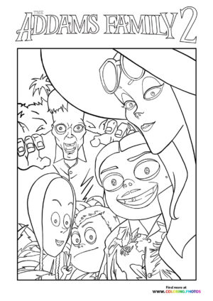 The Addams Family 2 Group Portrait