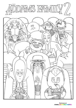 Addams Family Movie Night