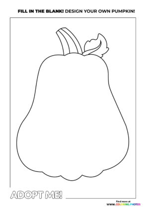 Design Your Own Pumpkin