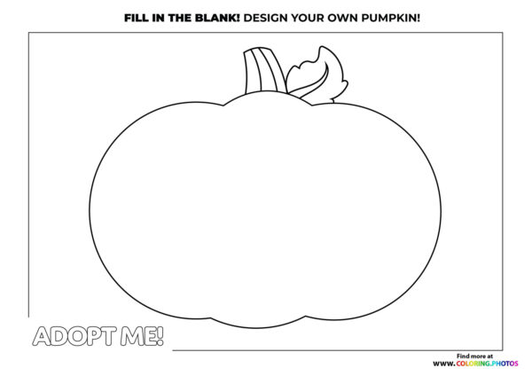 Design Your Own Pumpkin