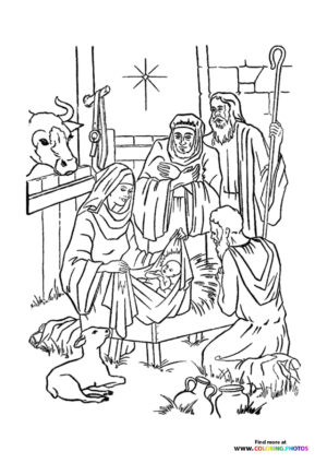 Nativity Scene in the Stable