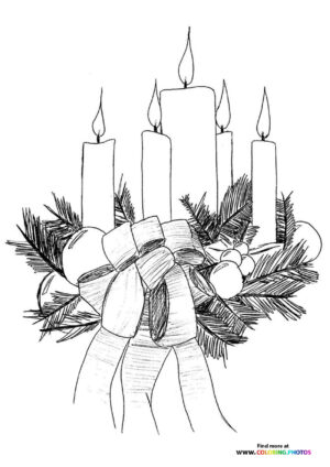 Advent Wreath with Four Candles