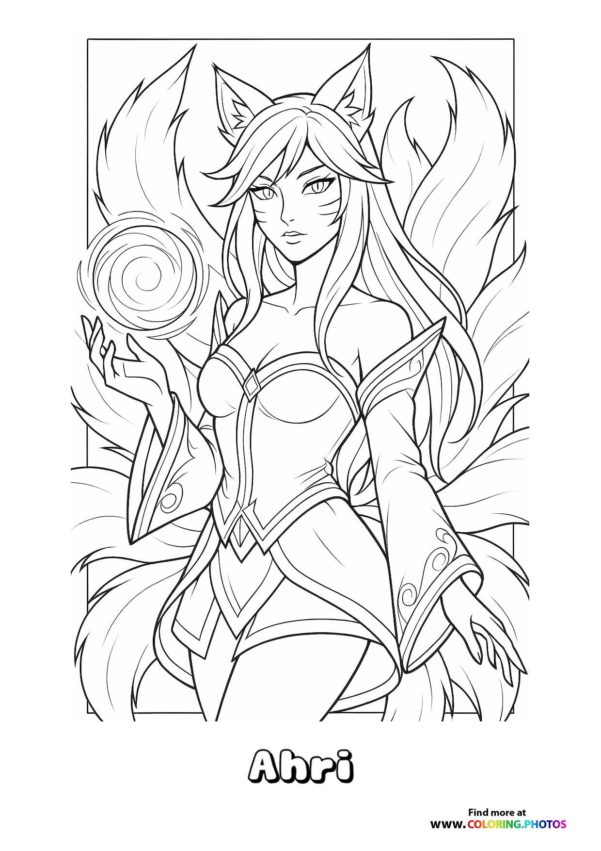 Ahri with Spirit Orb