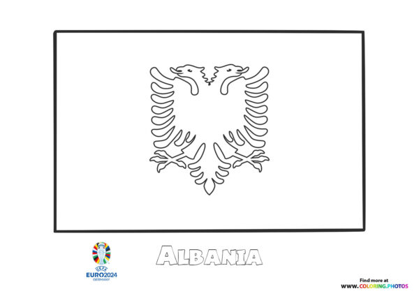 Albania flag Euro 2024