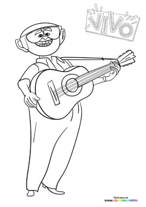 Andres playing guitar