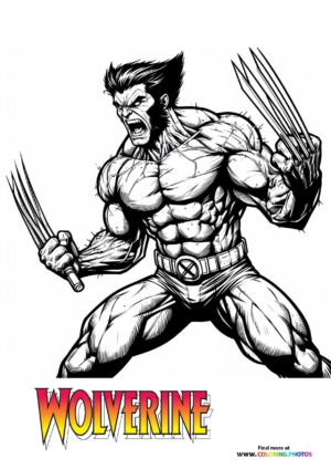 Wolverine with Claws Extended