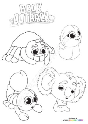 Back to the Outback Characters