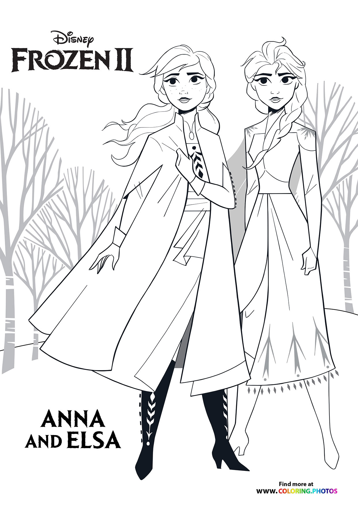 Anna and Elsa