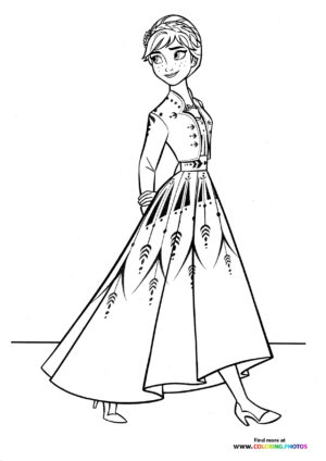 Anna in a dress