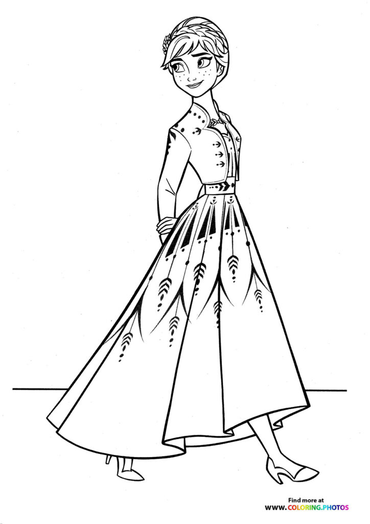Anna in a dress