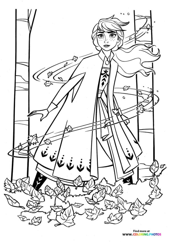 Anna in woods