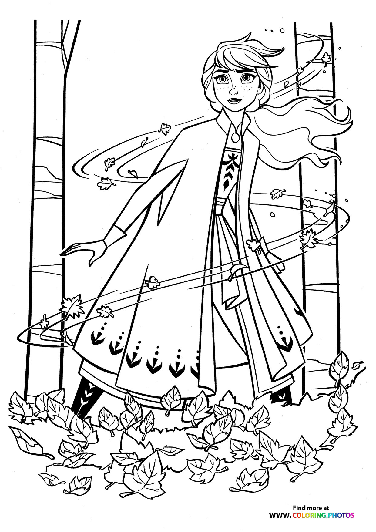 Anna in woods