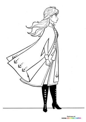 Anna looking into distance