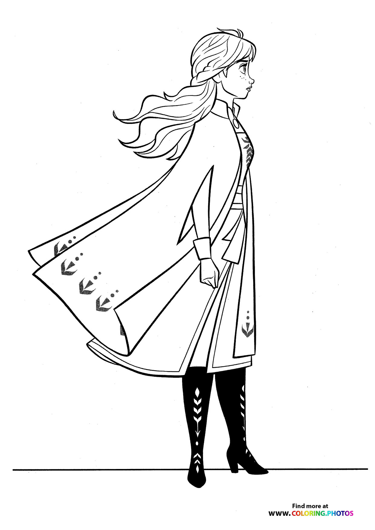 Anna looking into distance