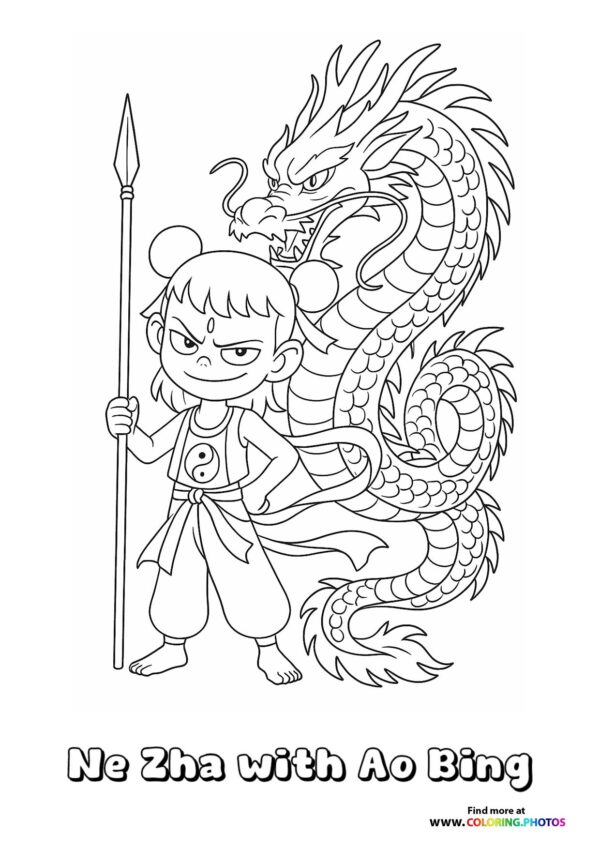 Ne Zha with Ao Bing