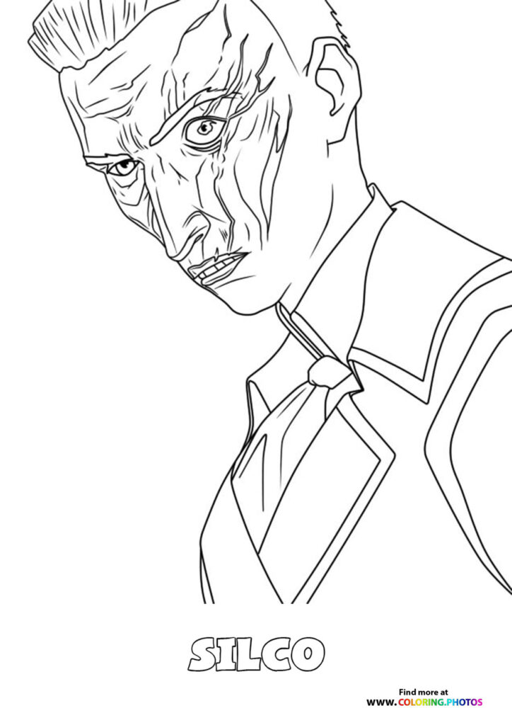 Arcane Silco coloring page