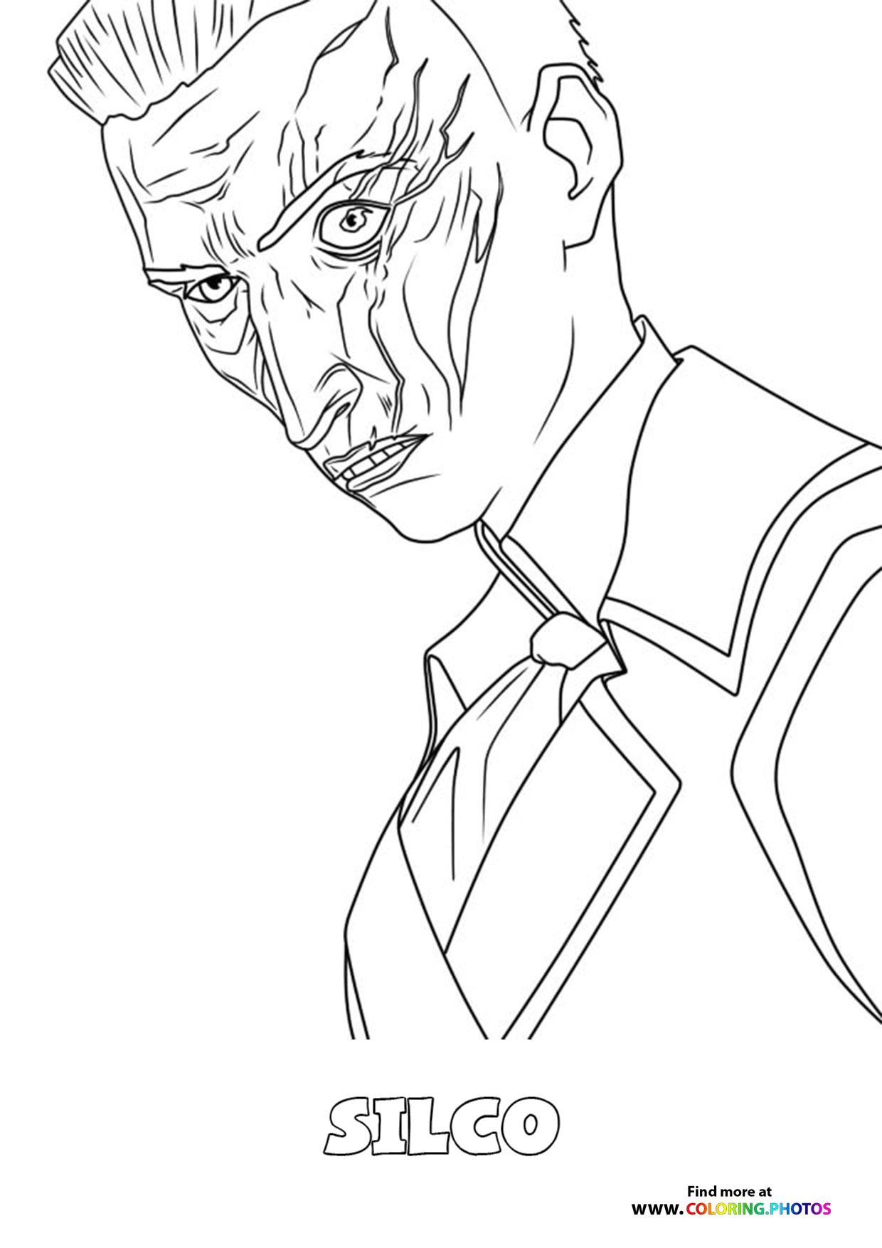 Arcane Silco coloring page