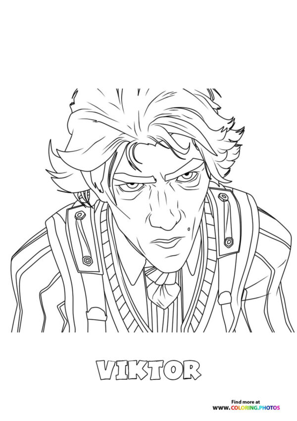 Arcane Viktor coloring page