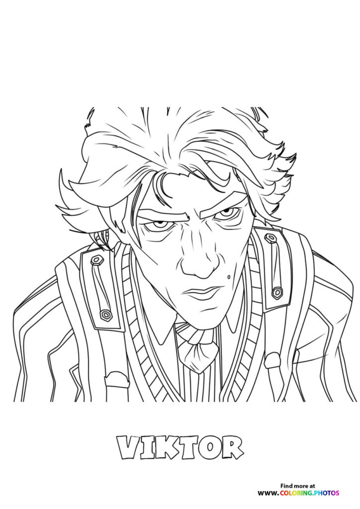 Arcane Viktor coloring page