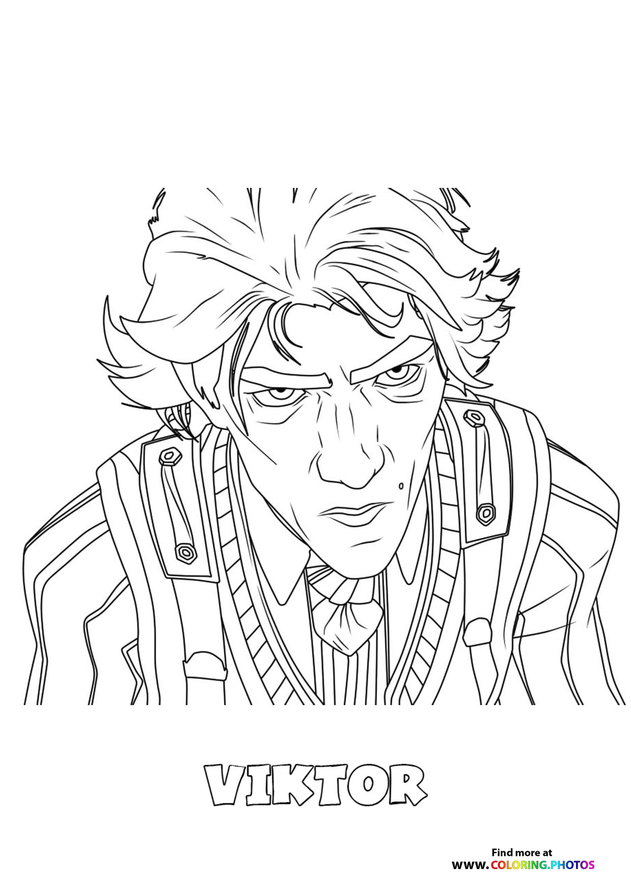Arcane Viktor coloring page
