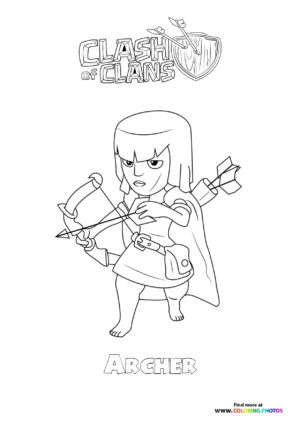 Archer from Clash of Clans