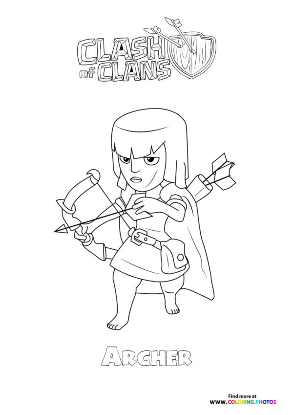Archer from Clash of Clans