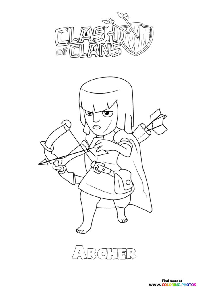 Archer from Clash of Clans