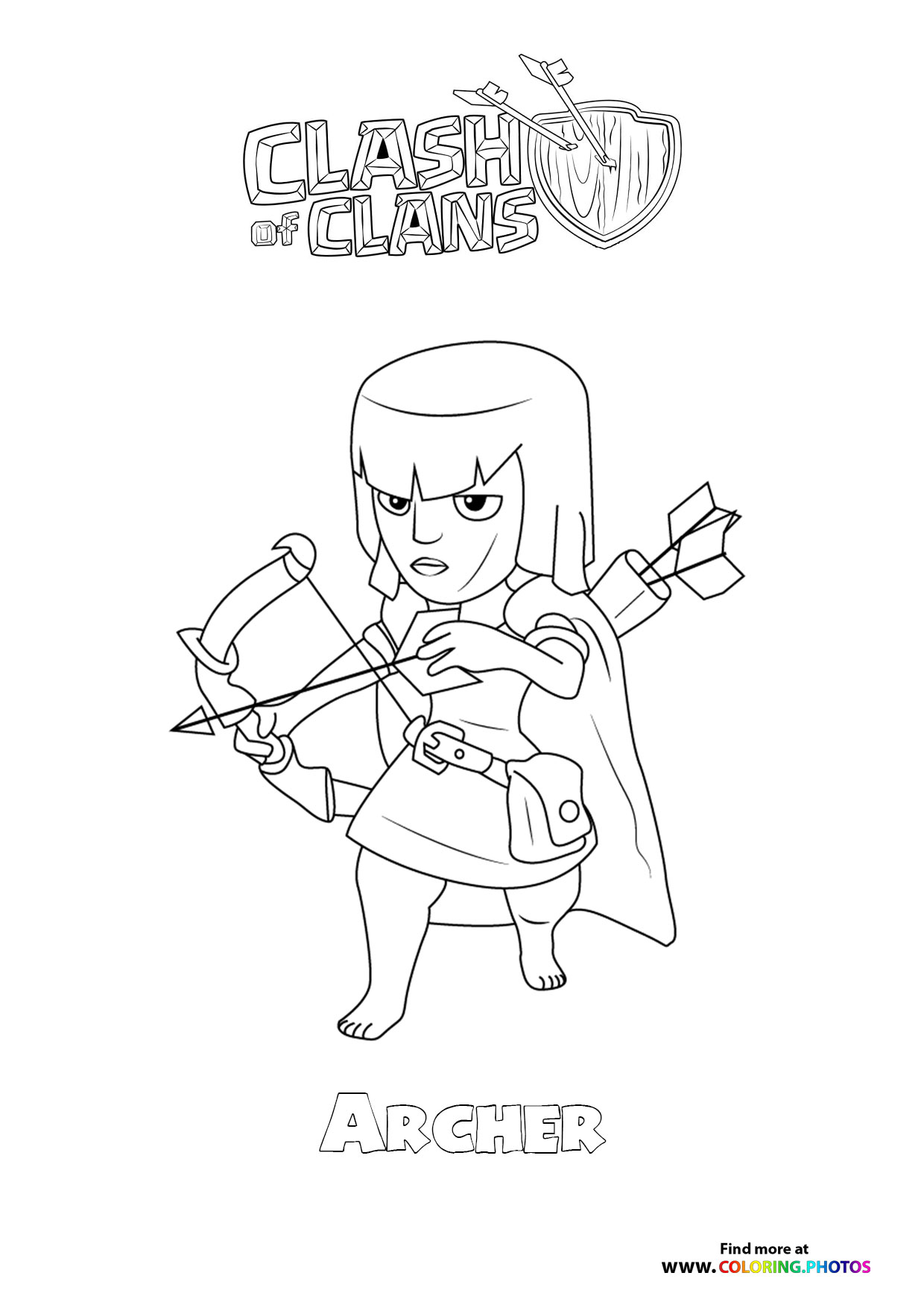 Archer from Clash of Clans