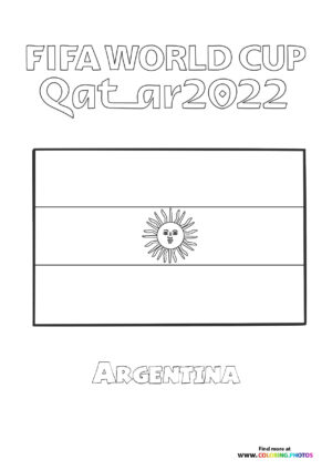 Argentina World Cup flag