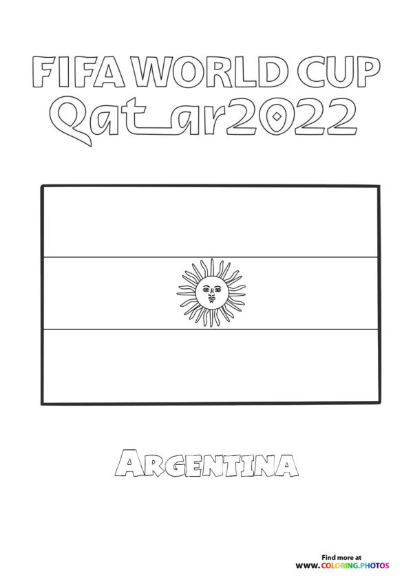 Argentina World Cup flag