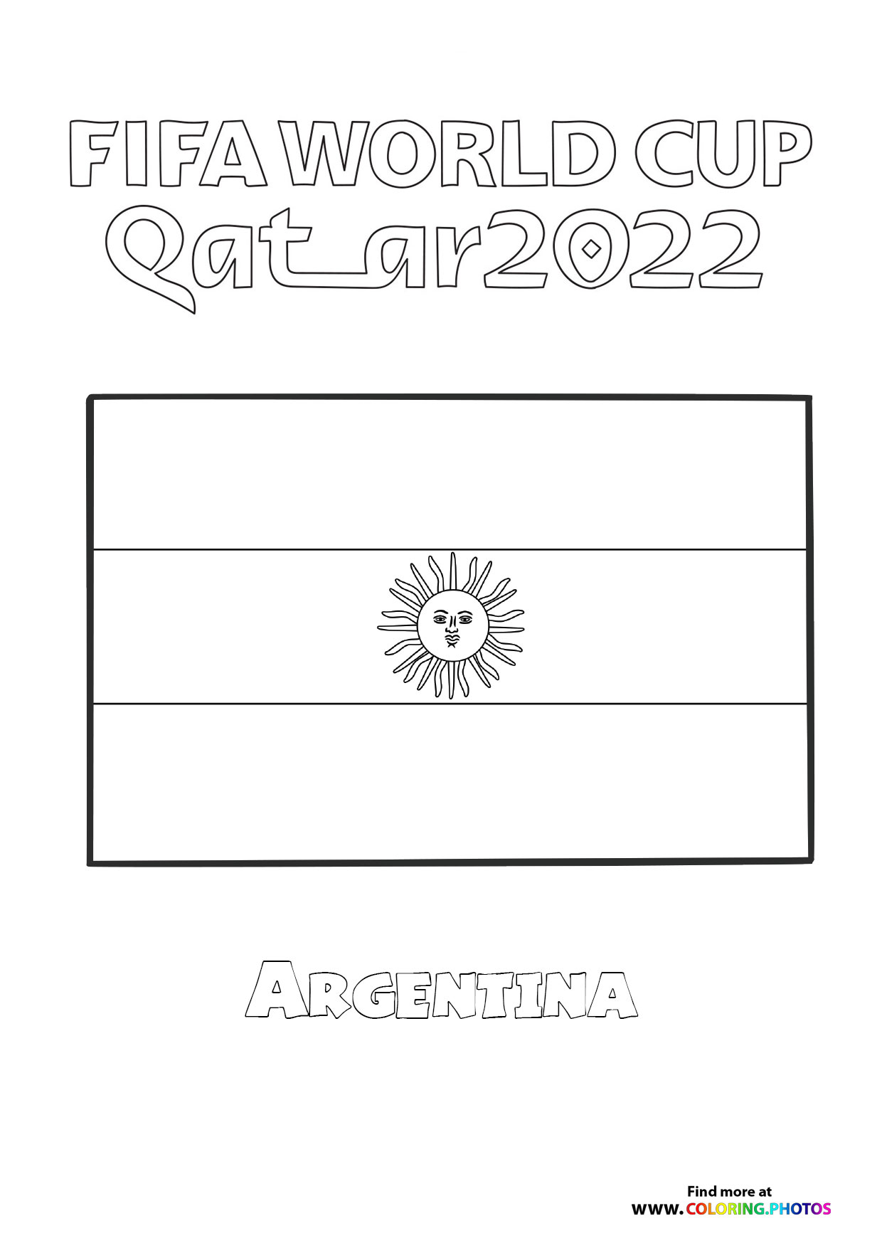 Argentina World Cup flag
