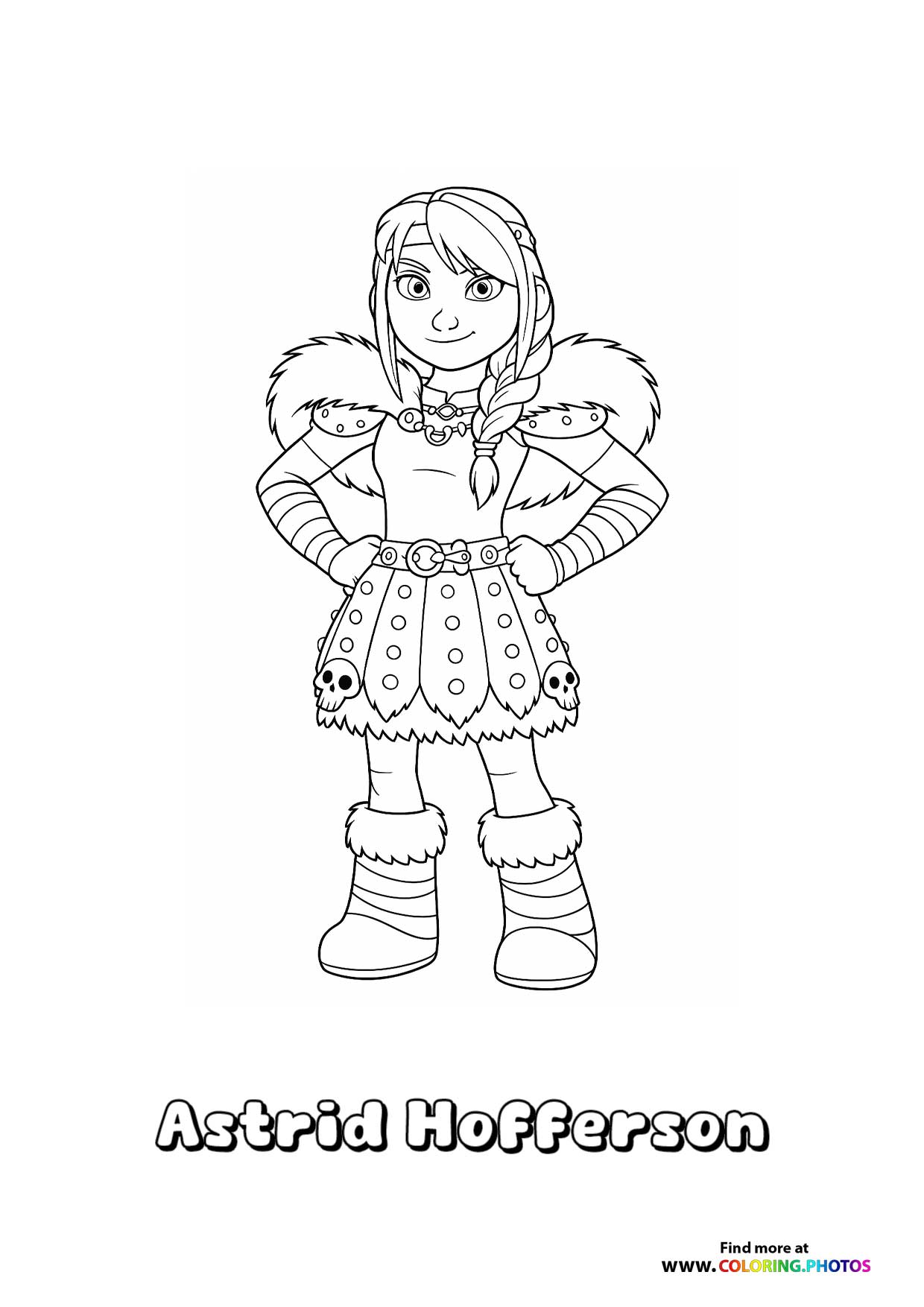 Astrid Hofferson in Viking Armor