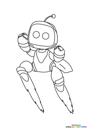 Astro Bot Flying