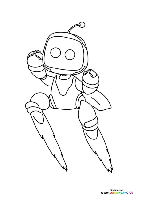 Astro Bot Flying