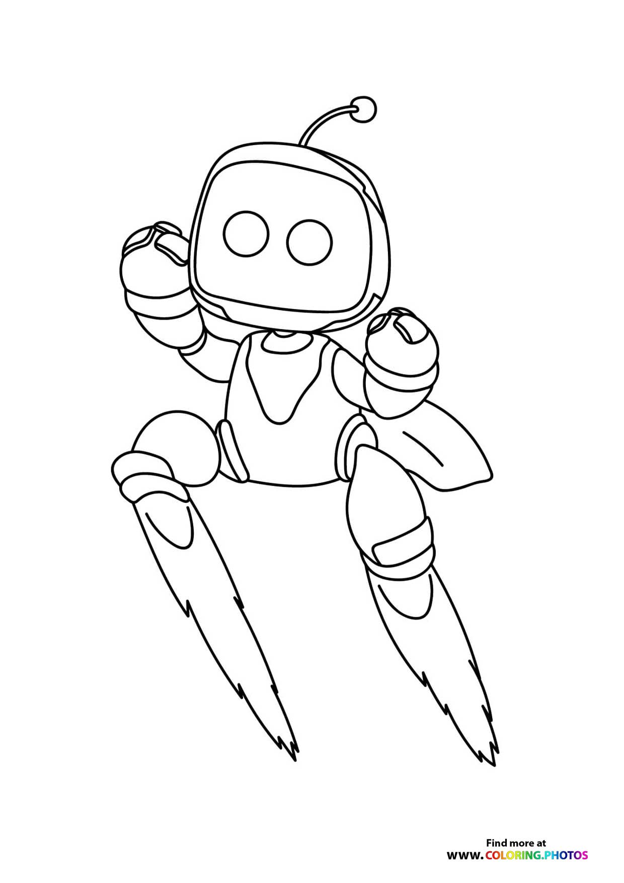 Astro Bot Flying
