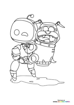 Astro Bot with Robot Companion