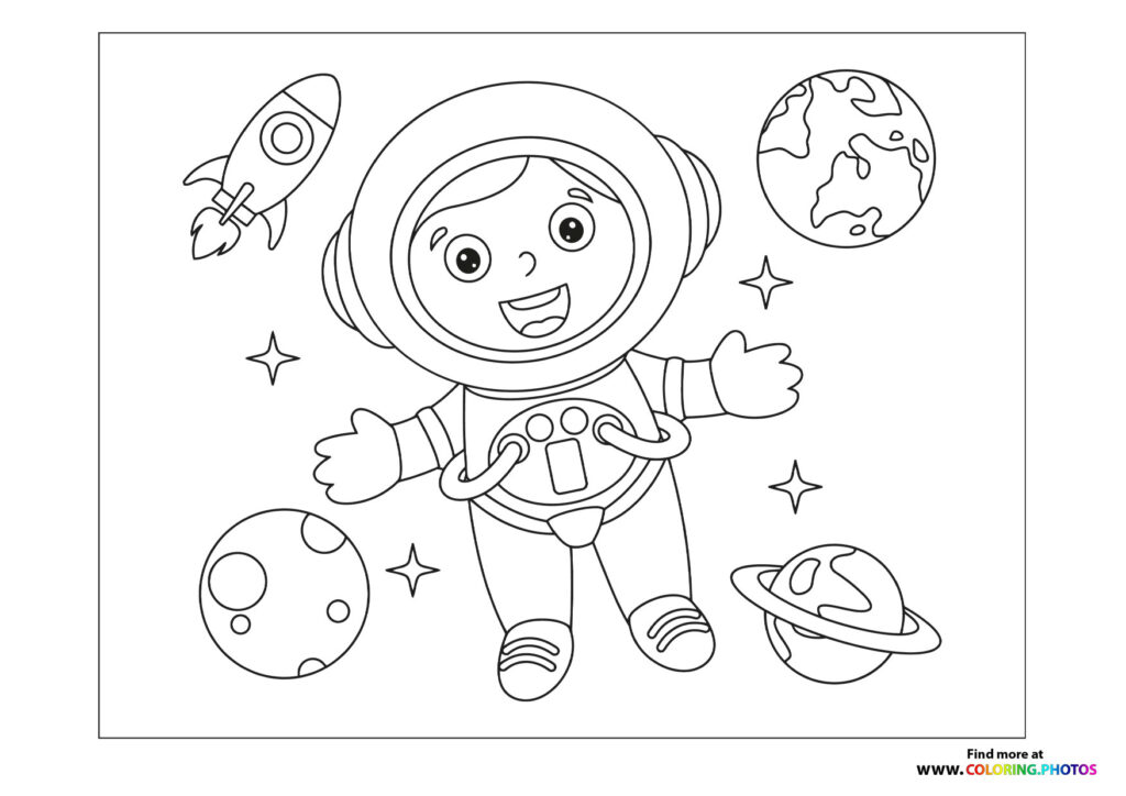 Astronaut in space