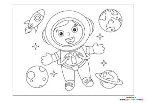 Astronaut in space