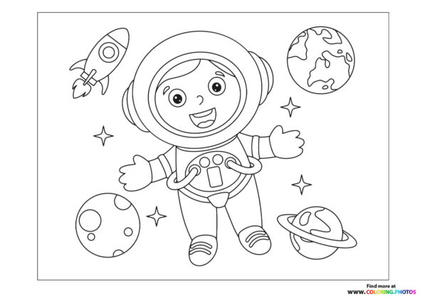 Astronaut in space