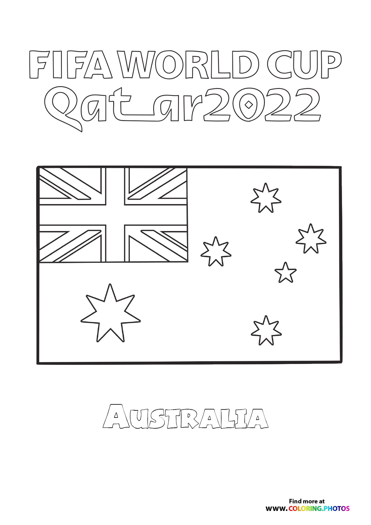 Australia World Cup flag