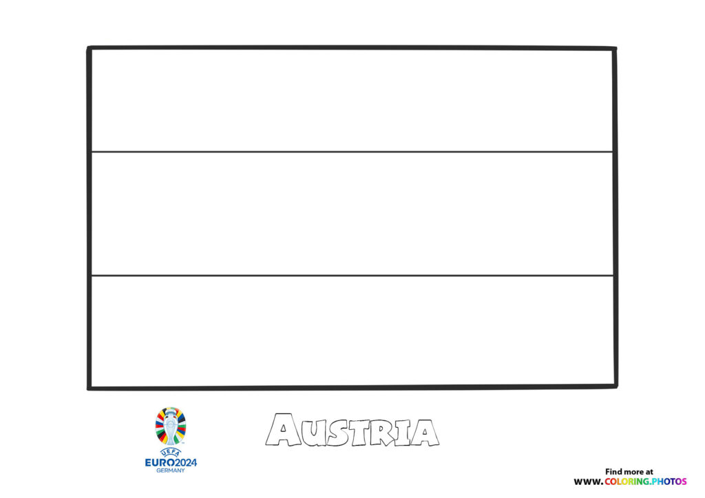 Austria flag Euro 2024