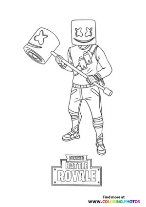 Marshmello with Drum Gun