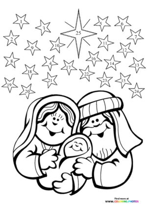 Angels with Advent Calendar Stars