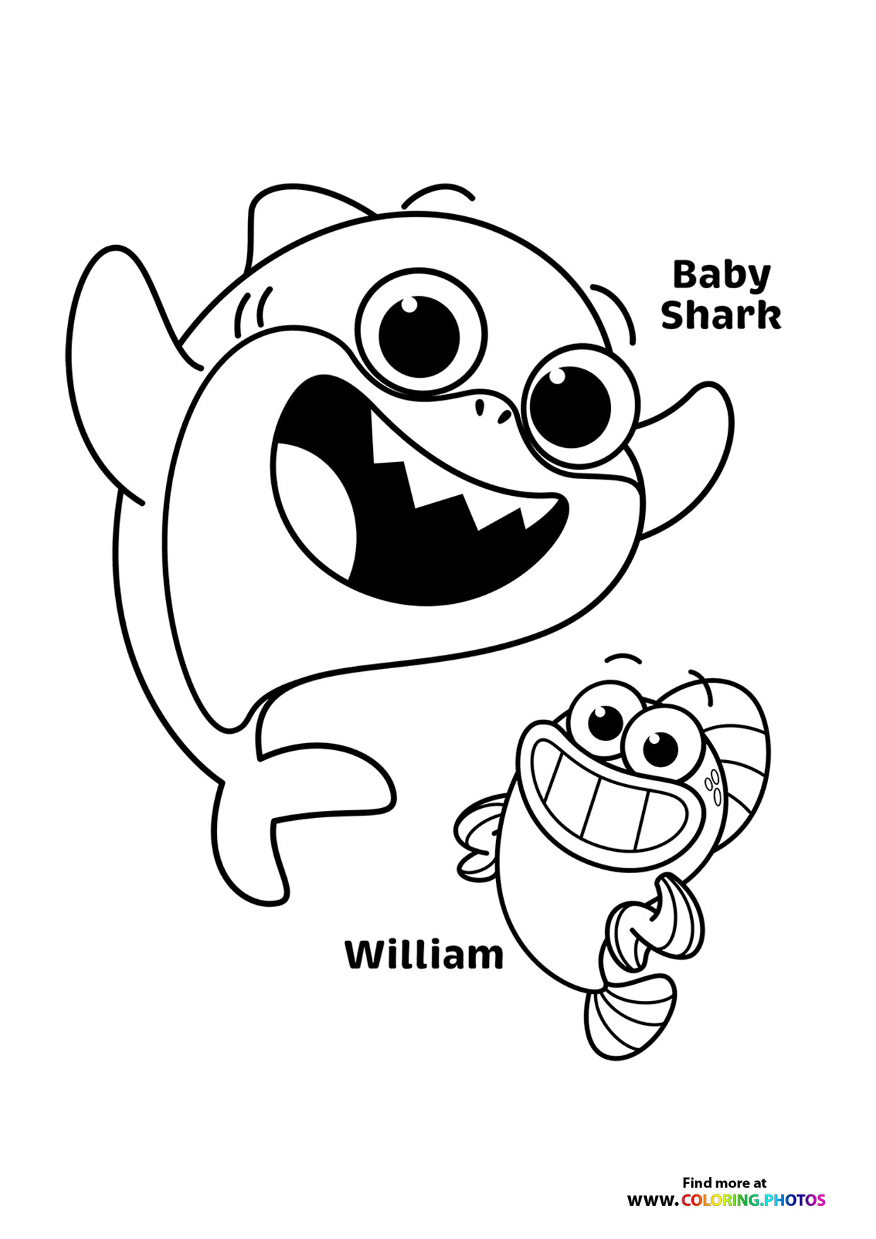 Baby shark with William